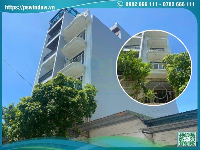 PSWINDOW thi công cửa nhôm Maxpro Champagne cho nhà phố tại Ninh Hiệp