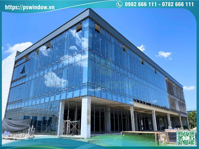 Pswindow thi công mặt dựng Xingfa hệ 65 giấu đố chất lượng, giá tốt