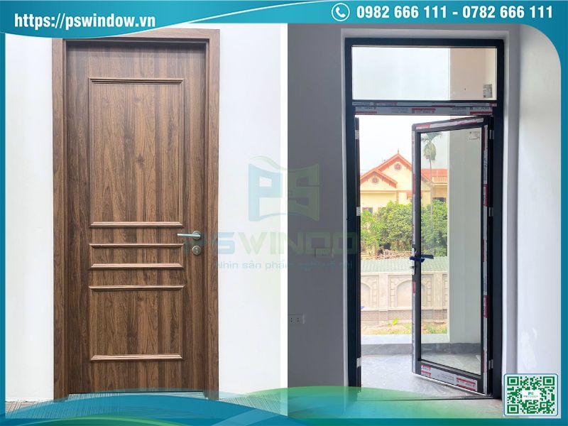 So sánh cửa nhựa composite và cửa nhôm Xingfa về thẩm mỹ