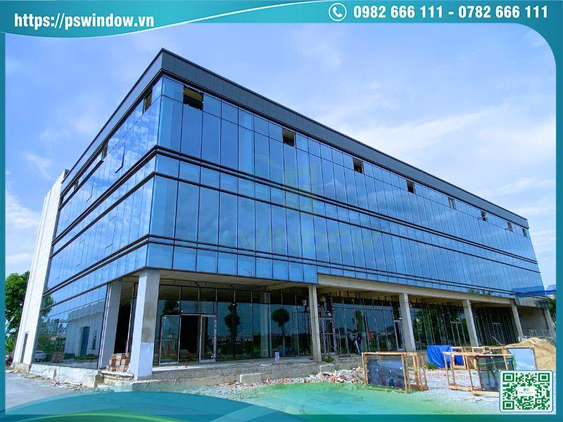 Vách mặt dựng nhôm Xingfa giấu đố