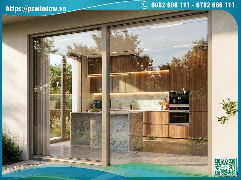 Cửa nhôm cầu Alvero với bề mặt Anodize ED bền đẹp 40+ năm