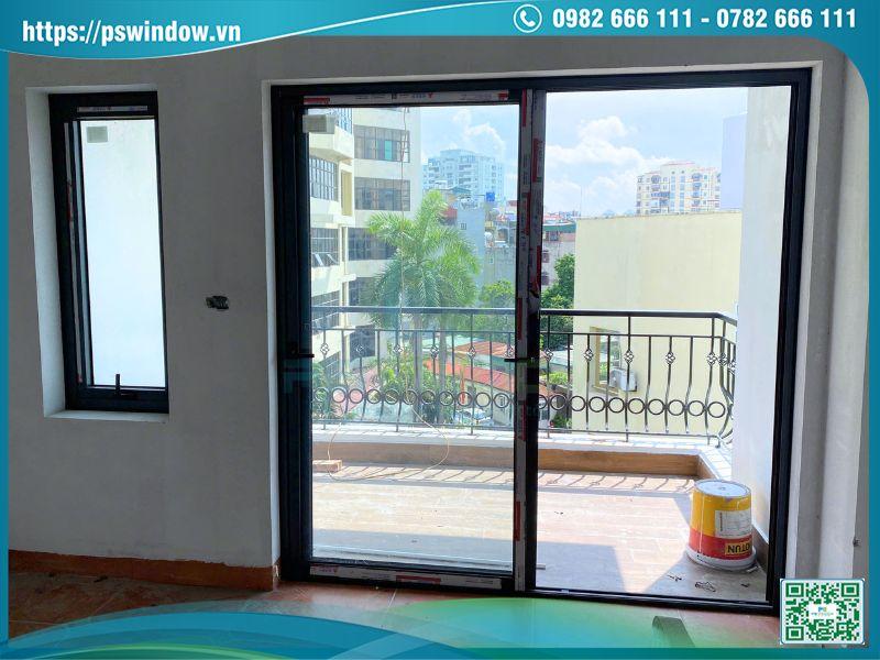 Cửa nhôm kính lùa 2 cánh tiết kiệm diện tích, tối ưu ánh sáng