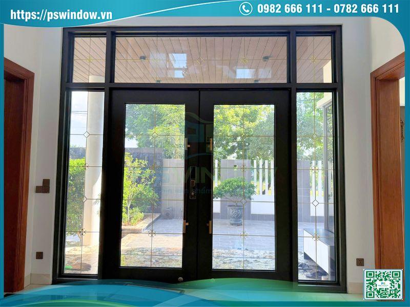 Cửa nhôm kính thủy lực sang trọng, bền đẹp, cách âm cách nhiệt