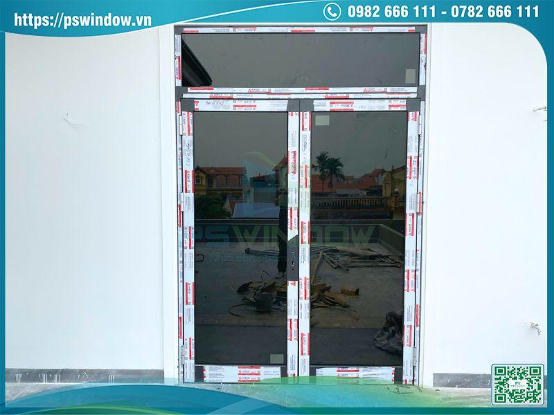 Kích thước cửa đi 2 cánh nhôm kính chuẩn phong thủy