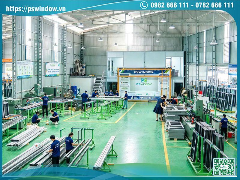 Nhà máy sản xuất cửa nhôm kính PSWINDOW