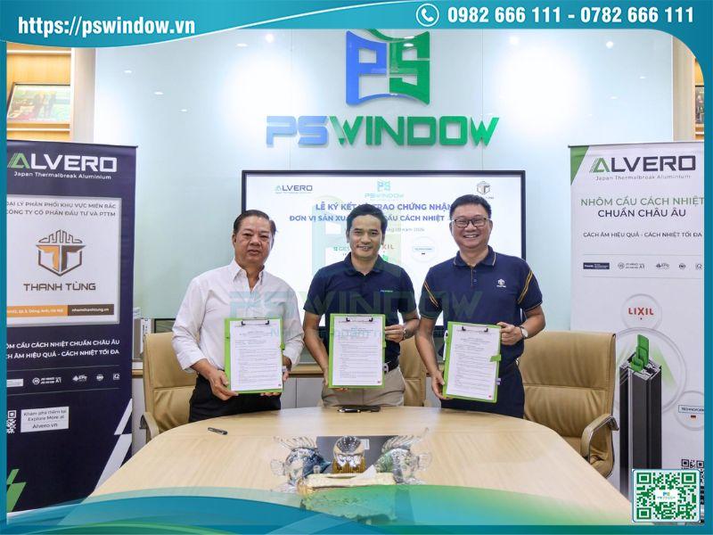 PSWINDOW ký kết hợp tác cùng Alvero