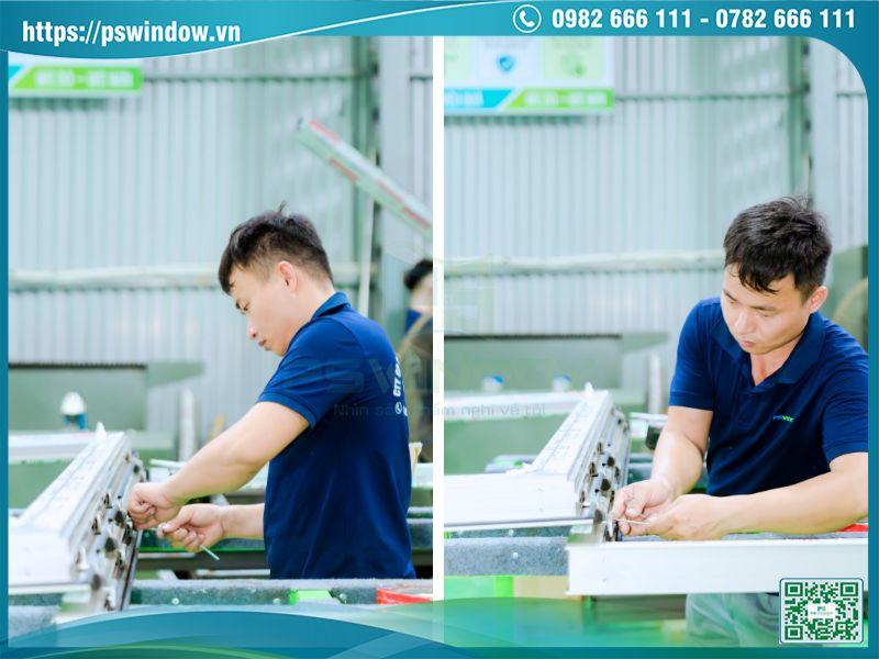 Quy trình sản xuất cửa theo tiêu chuẩn chất lượng tại PSWINDOW